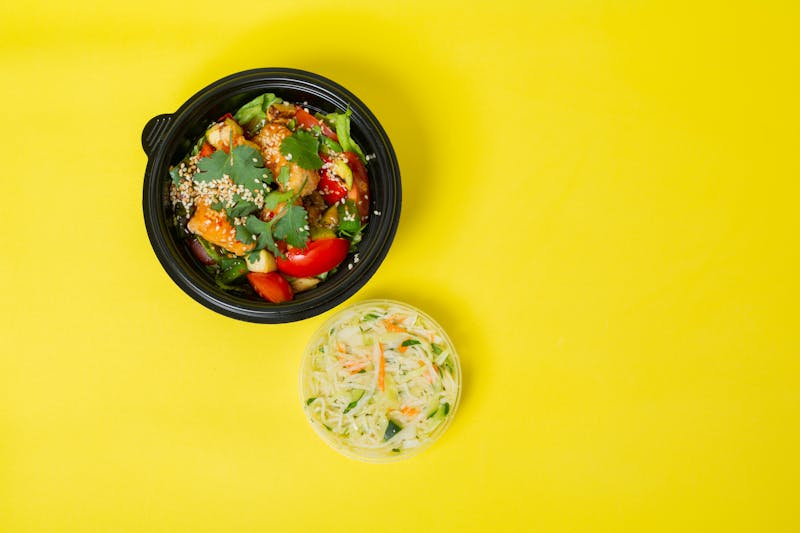 Veggie Bowl with roasted vegetables