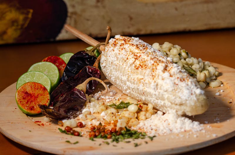 Street Corn Salad with cotija cheese